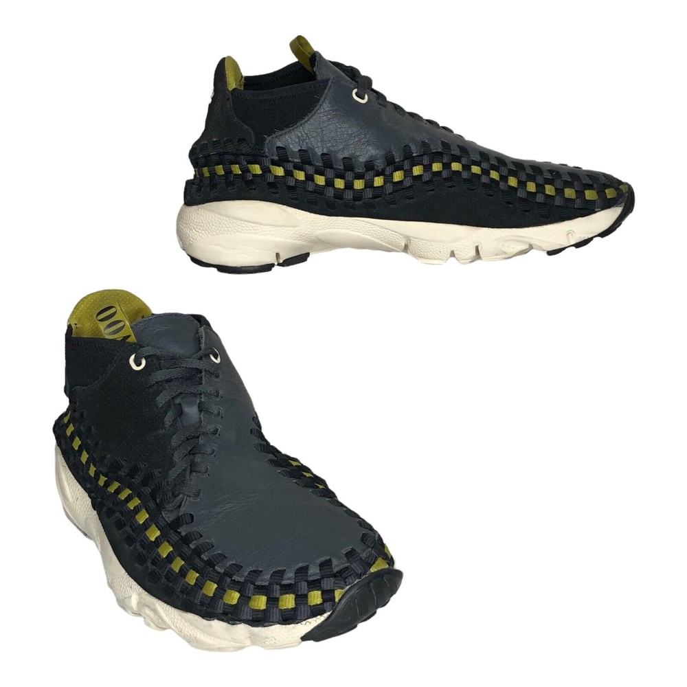 Nike Air Footscape Woven Chukka Color Code 00A Black and Anthraci…